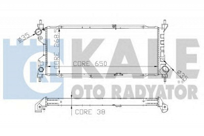 KALE OTO RADYATOR 156000 -  Радиатор, охлаждение двигателя